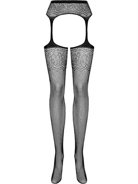 Obsessive: S207 Garter Stockings, black