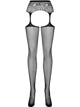 Obsessive: S307 Garter Stockings, black