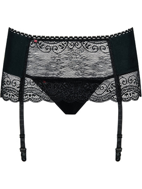 Obsessive: Miamor, Garter Belt & Thong, black