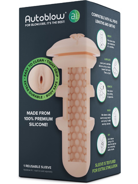 Autoblow A.I: Silicone Vagina Sleeve, light 