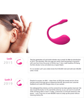 Lovense: Lush 2, Bluetooth Vibrator 