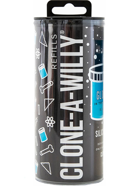Clone-A-Willy: Silicone Refill, luminescent, blue