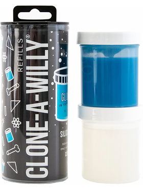 Clone-A-Willy: Silicone Refill, luminescent, blue