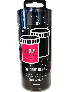 Clone-A-Willy: Silicone Refill, luminescent, pink