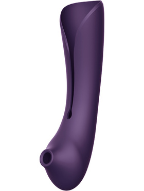 Zalo: Queen Set, G-spot PulseWave Vibrator with Suction Sleeve, purple