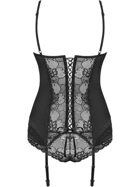 Obsessive: Heartina, Underwire Corset & Panties, black