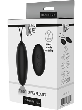 Dream Toys: Pleasure Eggs, Remote Dusky Pleaser, black