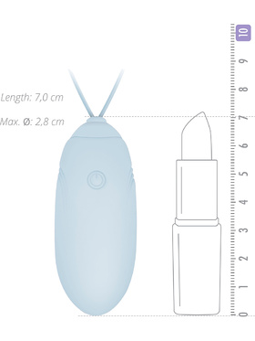 Luv Egg: Vibrating Egg, blue