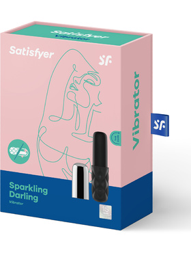 Satisfyer Mini: Sparkling Darling, black/silver
