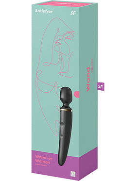 Satisfyer: Wand-er Women, Wand Vibrator, black 