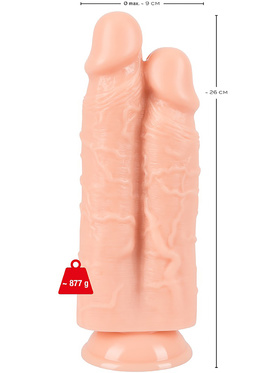 Realistixxx: Double Lover Dildo, 26 cm 