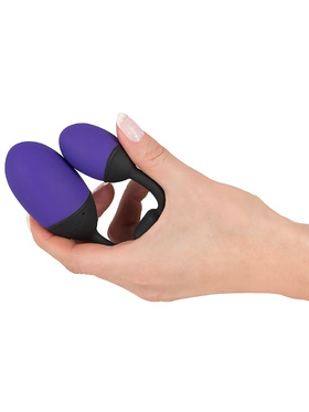 GoGasm: Vibrating Pussy & Ass Balls, purple