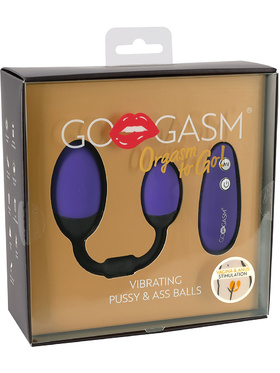 GoGasm: Vibrating Pussy & Ass Balls, purple