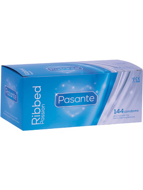 Pasante Ribbed Passion: Condoms, 144-pack