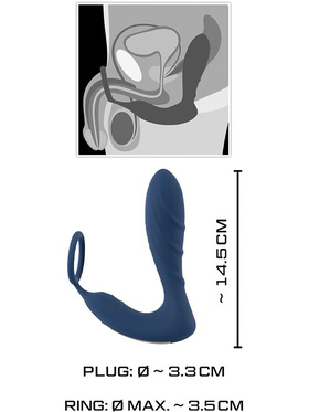 You2Toys: Vibrating Prostate Plug with Cock Ring 