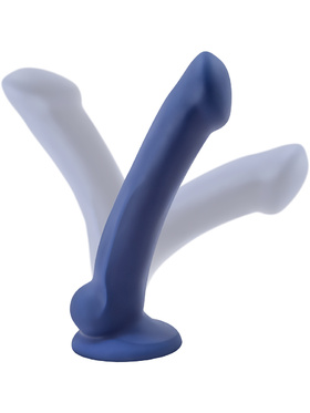 Blush: Avant D10, Platintum Cured Silicone Dildo, blue