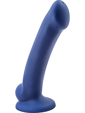 Blush: Avant D10, Platintum Cured Silicone Dildo, blue