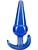 B Yours: Large Anal Plug, blue