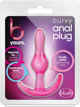 B Yours: Curvy Anal Plug, pink 