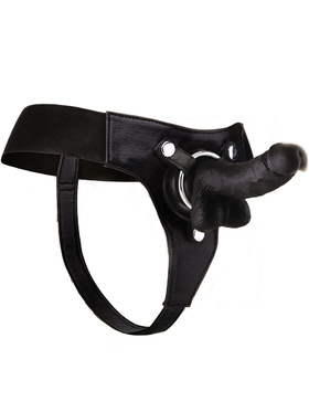 Ouch!: Realistic Strap-On, 7 inch, black