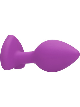 Ouch!: Large Diamond Heart Butt Plug, purple