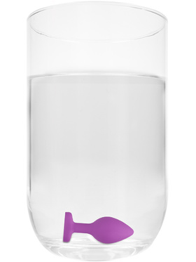 Ouch!: Large Diamond Heart Butt Plug, purple