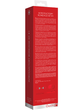 Ouch!: Introductory Bondage Kit #1, red