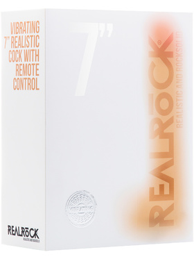 RealRock: Vibrating Realistic Cock, 18 cm, light