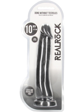 RealRock Skin: Realistic Dildo, 27 cm, black