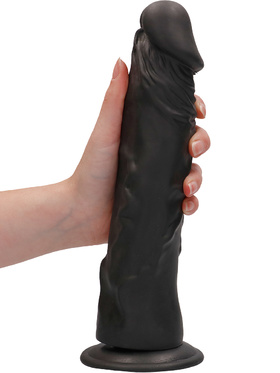 RealRock Skin: Realistic Dildo, 27 cm, black