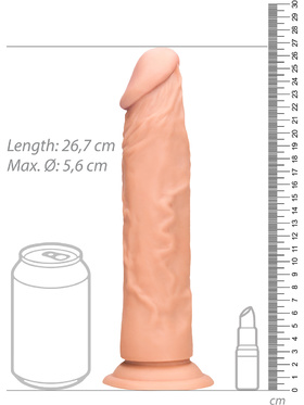 RealRock Skin: Realistic Dildo, 27 cm, flesh