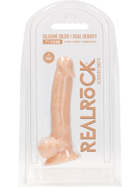RealRock Ultra: Silicone Dildo / Dual Density, 18 cm, flesh