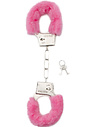 Furry Handcuffs, pink