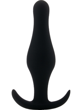 Shots Toys: Butt Plug with Handle, medium, black