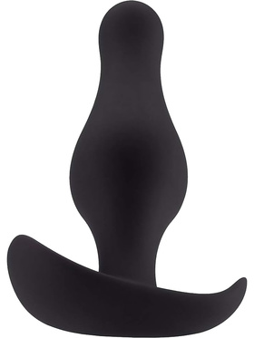 Shots Toys: Butt Plug with Handle, medium, black