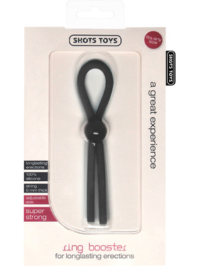 Shots Toys: Ring Booster, black 