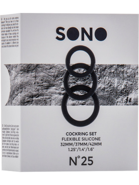 Sono: Cockring Set No. 25, black 