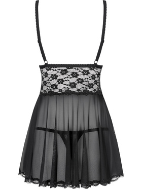 Obsessive: Letica, Babydoll & Thong, black