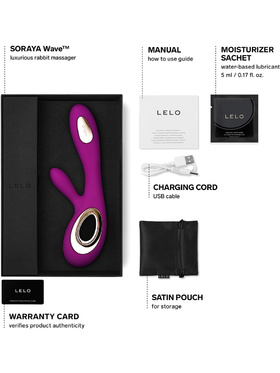 LELO: Soraya Wave, Dual-Action Massager, purple