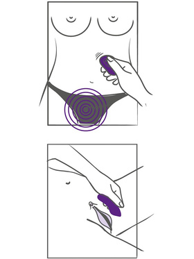 Sweet Smile: Remote Controlled Panty Vibrator, purple