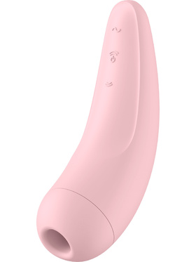 Satisfyer Connect: Curvy 2+, Air Pulse Stimulator + Vibration, pink