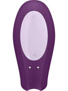 Satisfyer Connect: Double Joy, Partner Vibrator, purple 