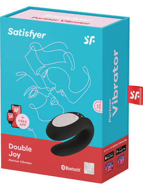 Satisfyer Connect: Double Joy, Partner Vibrator, black 