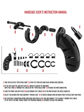 ManCage: Model 01, 9 cm, black