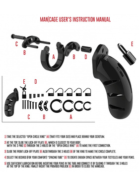 ManCage: Model 04, 11.5 cm, black