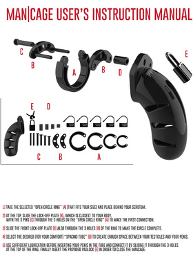 ManCage: Model 13, 6.4 cm, black