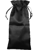 Satin storage bag, 45 x 19.5 cm, black 