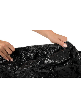 Orion Fetish Collection: Vinyl-fitted-sheet, 160x200 cm, black