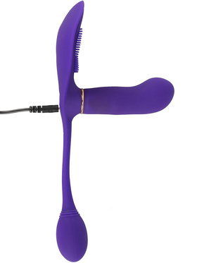 GoGasm: Pussy & Ass Vibrator, purple