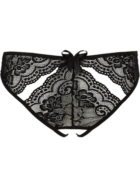 NO-XQSE: Crotchless Panty, black